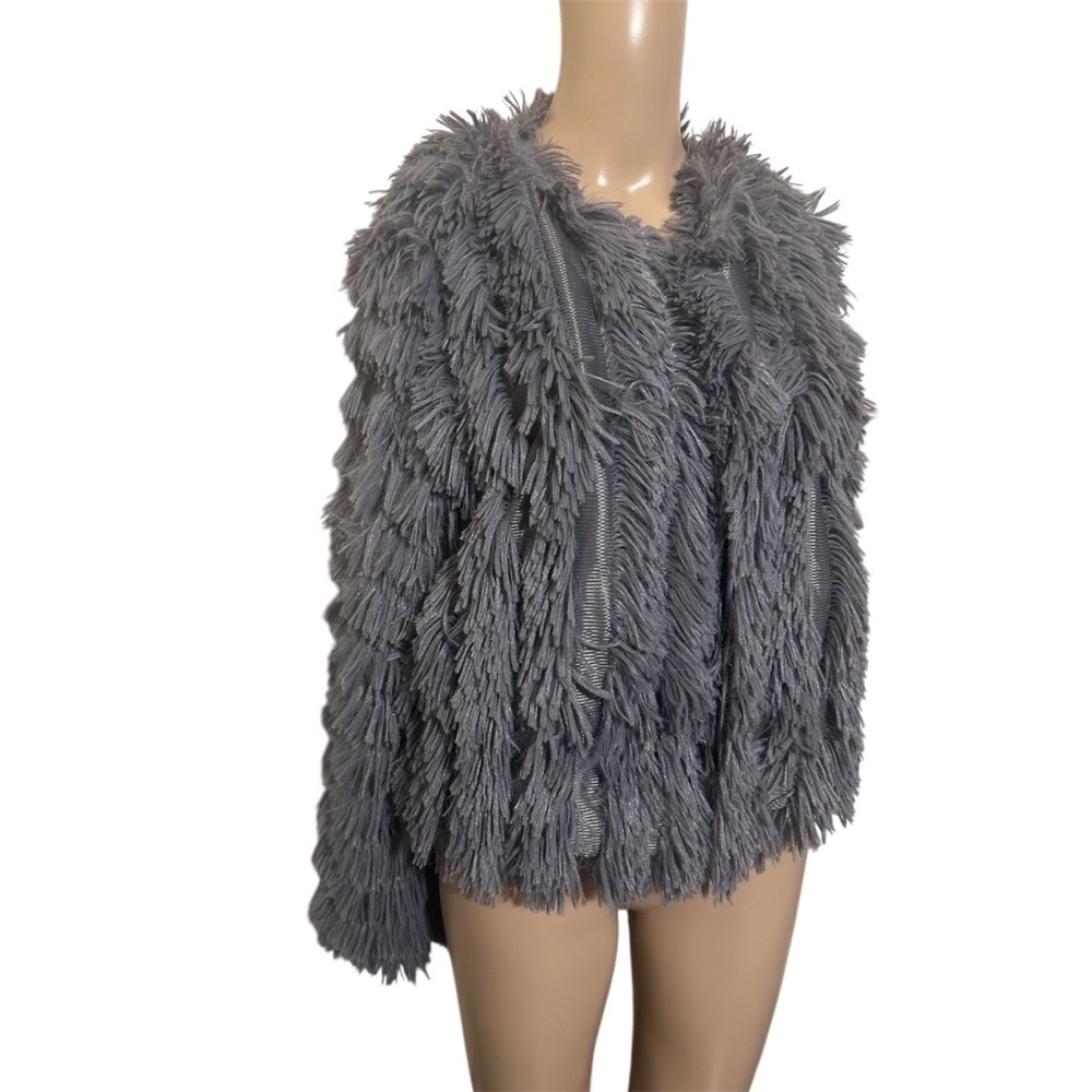 Greylin anthropologie faux fur shag Jacket - Picture 9 of 9